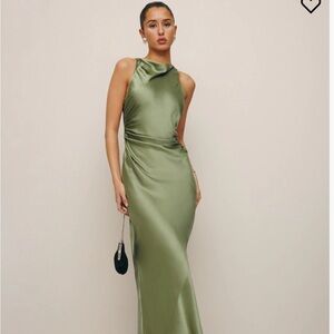 Reformation Casette Silk Dress - Size 4